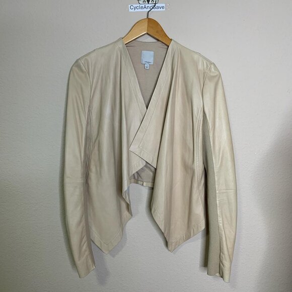 Halogen Tan Leather Jacket – Size Small - Picture 3 of 7